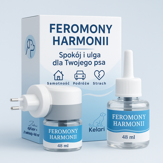 Feromony Harmonii dla psów | Zestaw Dyfuzor + 2 wkłady 48 ml